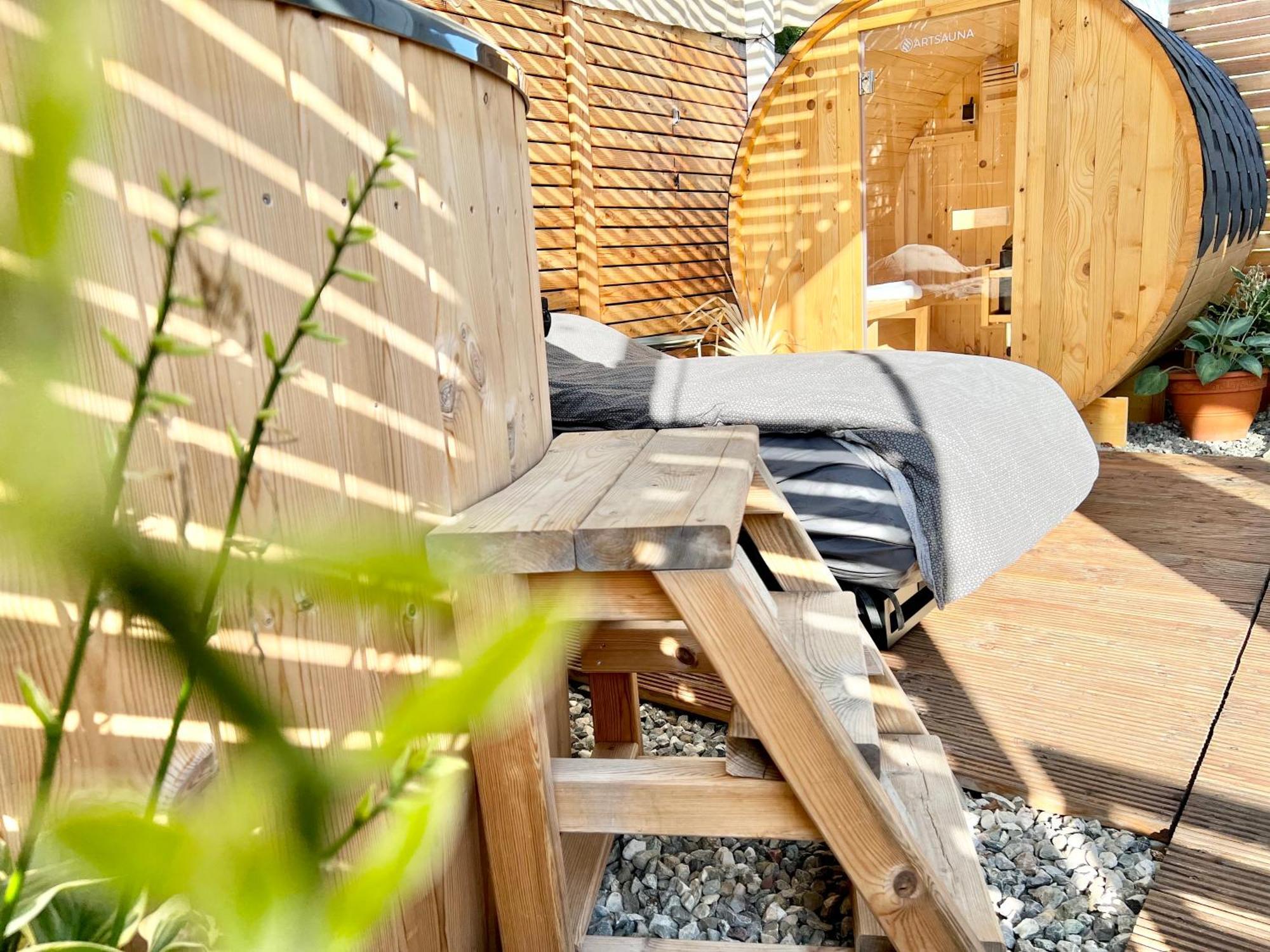 Tiny House Gaensebluemchen Villa Kirchanschoring Exteriör bild